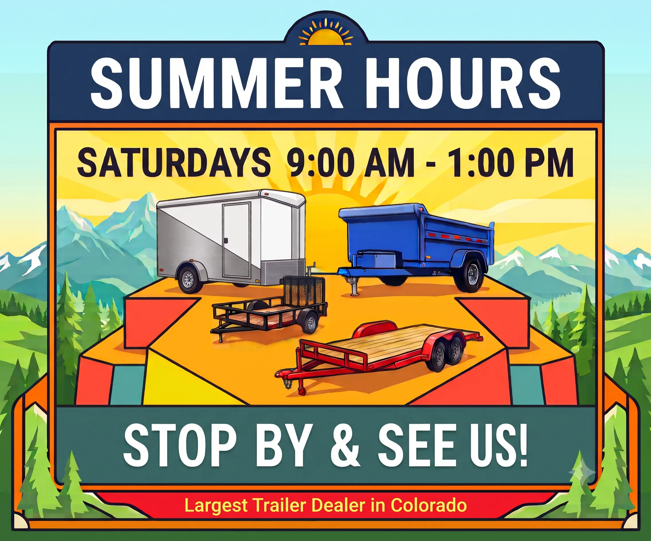 Summer Hours new Aluma Trailers for Sale in Colorado area
