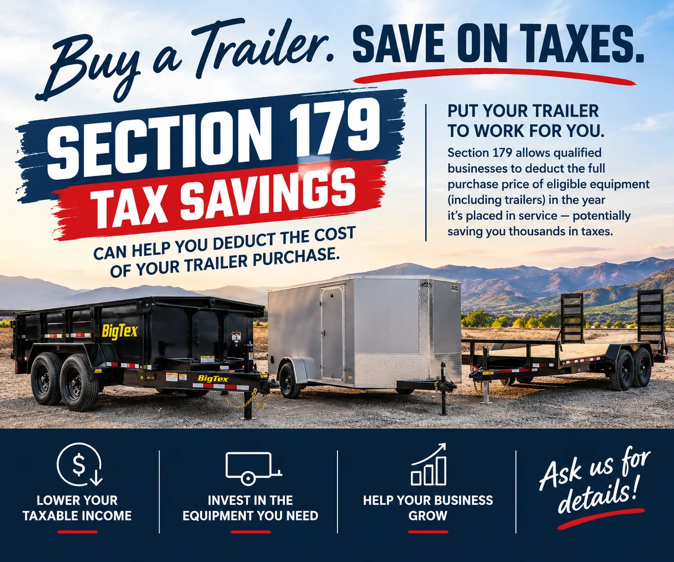 Trailer Tax Savings Promotion Aluma Trailers for Sale in Colorado area